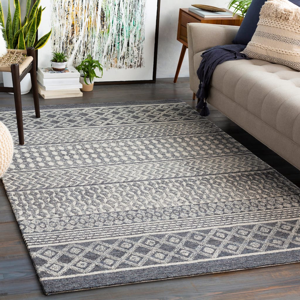 Livabliss Amira Handmade Wool Moroccan Area Rug