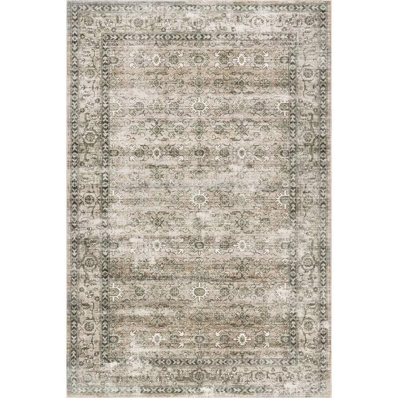 Myrtle Vintage Machine Washable Area Rug