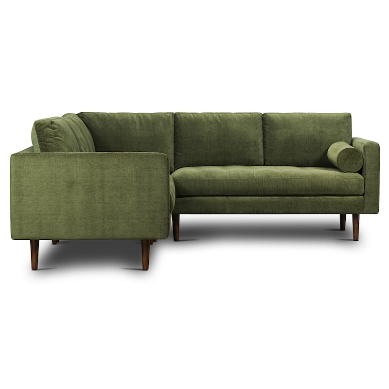 Poly & Bark Napa Fabric 98" Corner Sectional Sofa