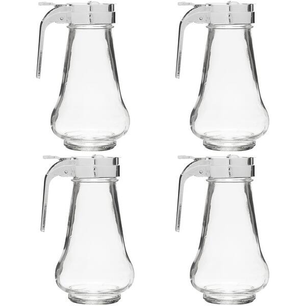 Maple Syrup Dispenser, 420mL (14oz), 4pack 6.5x7.25x7.25 in Bed