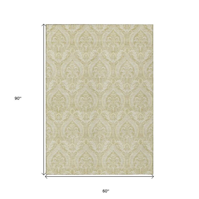 Almit Lush Floral Weather Resistant Versatile Elegance Outdoor Rug
