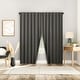 preview thumbnail 27 of 56, Sun Zero Aria 2-pack Magnetic Closure Theater Grade Total Blackout Back Tab 2-Piece Curtain Panel Pair