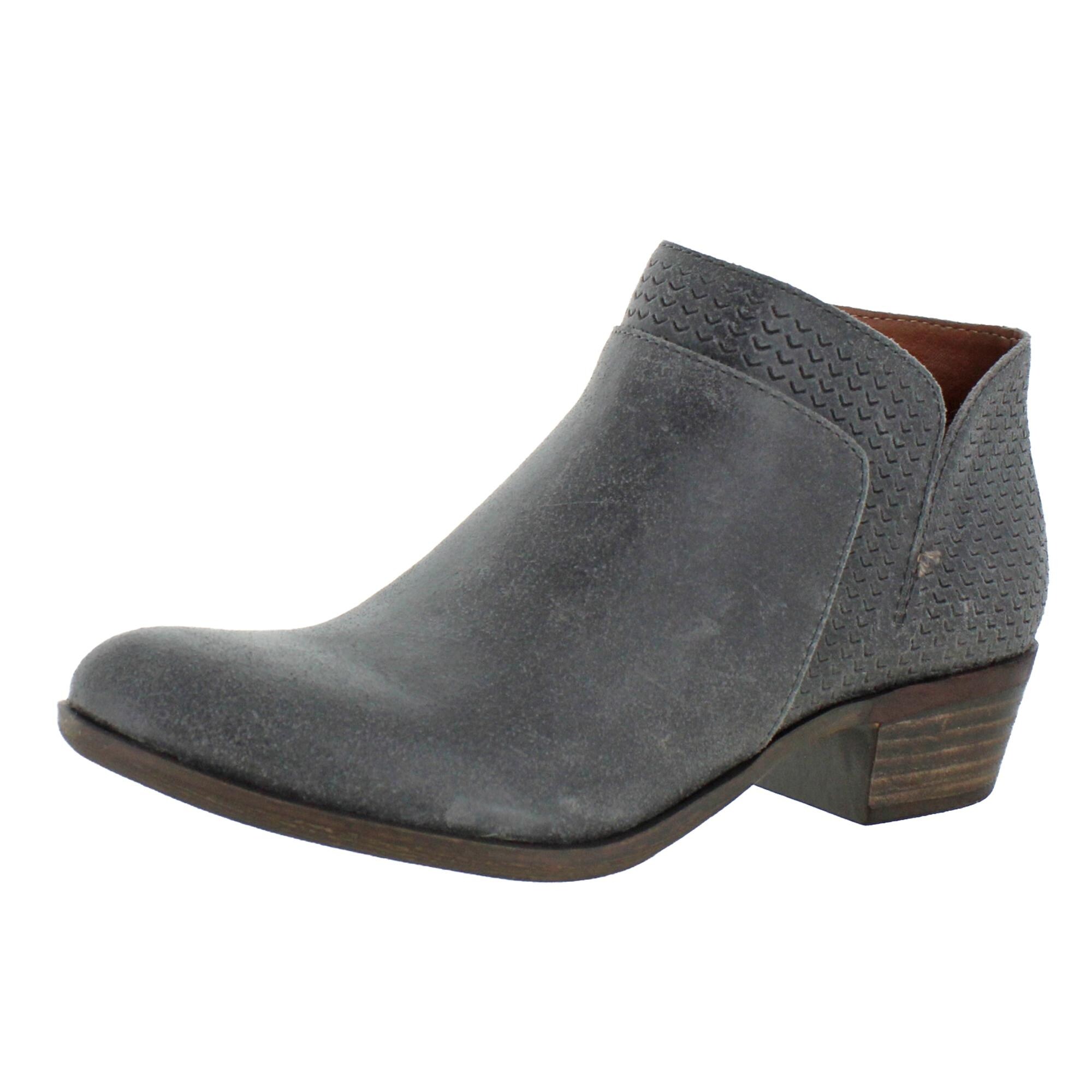 grey lucky booties