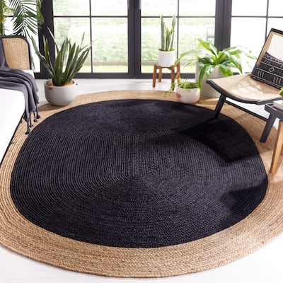 SAFAVIEH Handmade Natural Fiber Charlyne Bordered Round Jute Rug