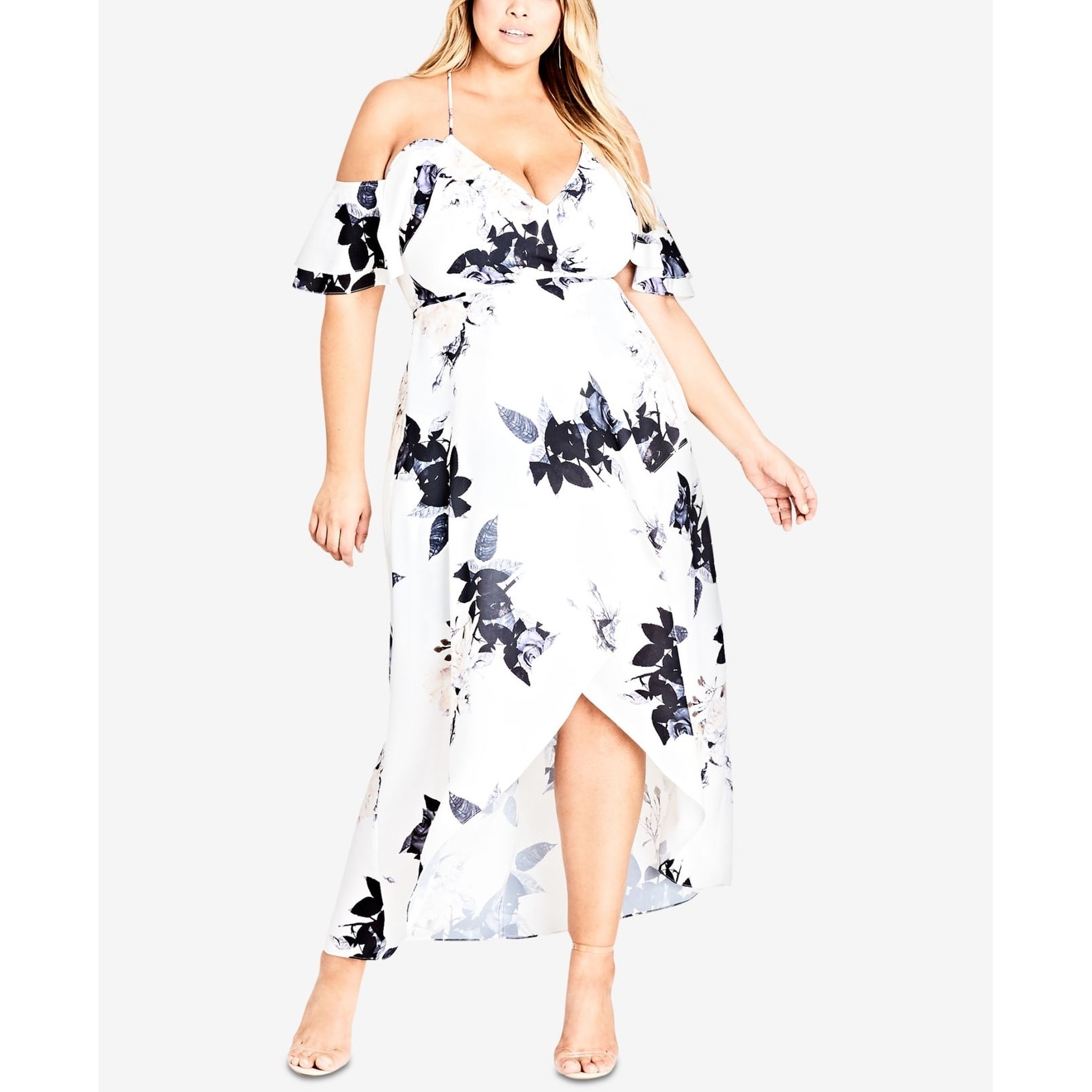 white party dress size 18