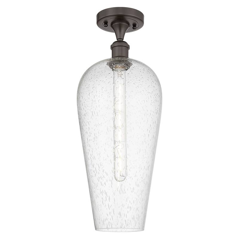 Innovations Lighting 516-1C-20-8 Chelsea Semi-Flush Chelsea 8" Wide - Oil Rubbed Bronze / Seedy