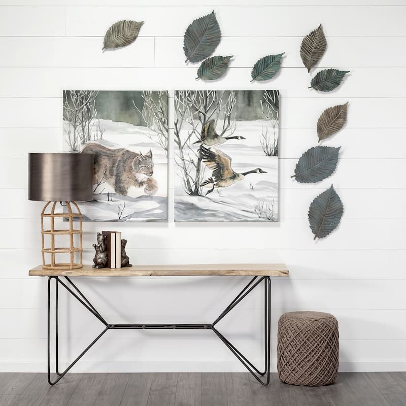 Life in North I (28 x 35) Canvas Art Print