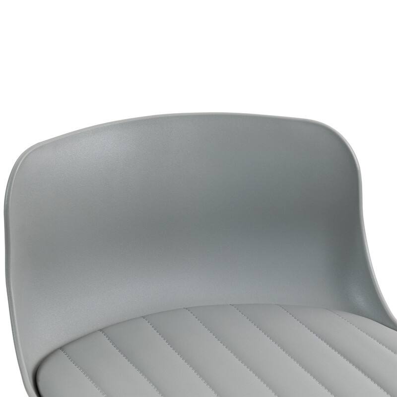 Adjustable Swivel Bar Stools Set of 2 - Modern Counter Height Kitchen Island Chairs with Back Support