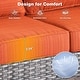 preview thumbnail 25 of 67, OVIOS 2-piece Patio Wicker Chairs Set