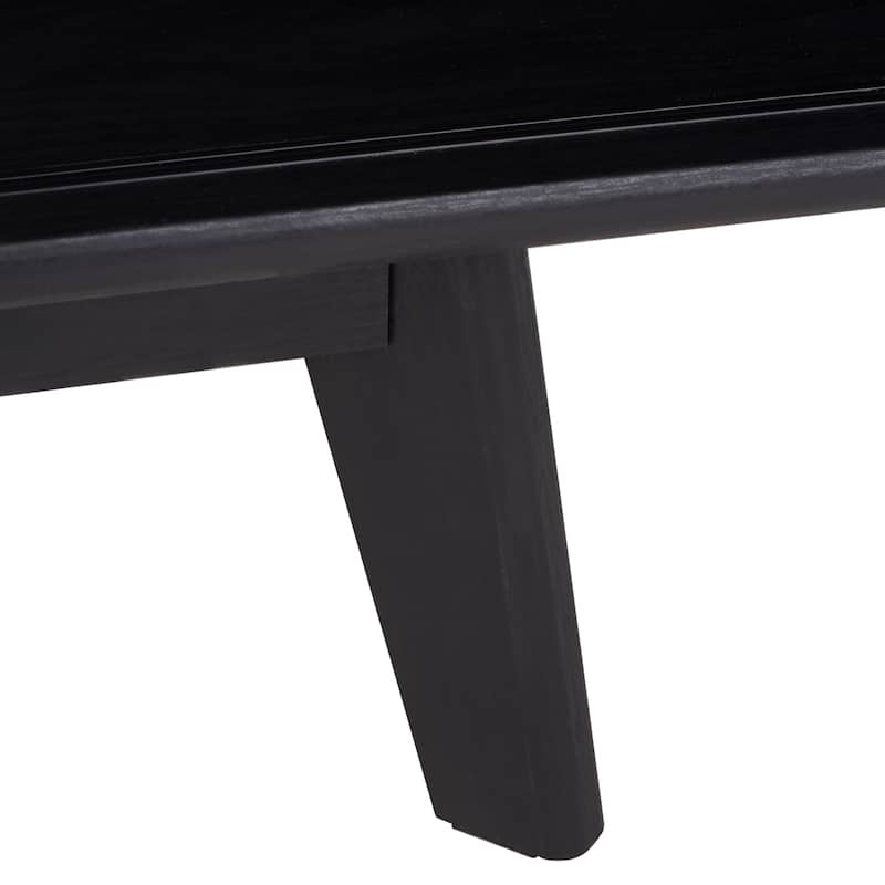 SAFAVIEH Shenna Walnut 47-inch Storage Media TV Stand - 47" W x 15" L x 19" H - 46Wx15Dx19H