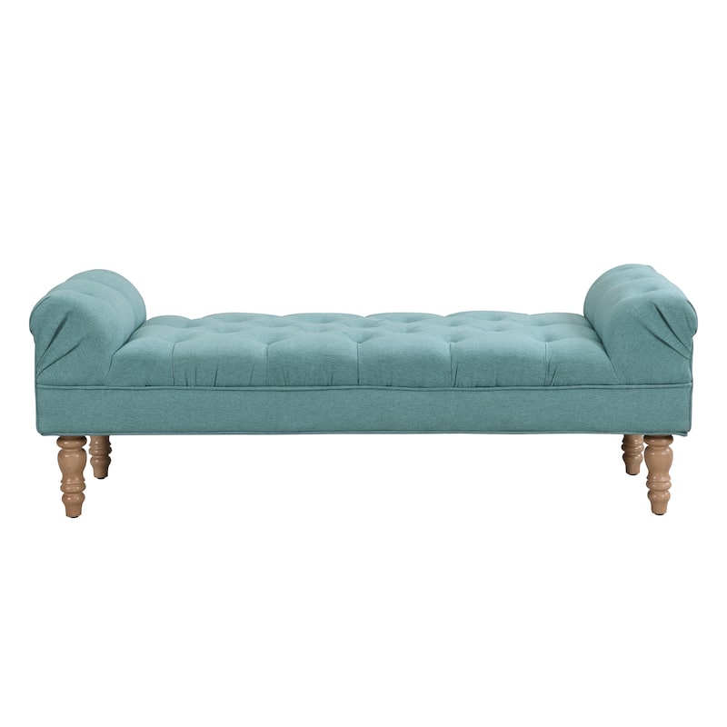 Christopher Knight Home - Wren Upholstered Tufted Bed Bench with Premium Foam and Diamond Button Detail