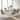 Zayle Series Modern Rectangular Dining Table 55"-71" with Glass or Sintered Stone Top and Powder-Coated Steel Base