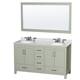 Option Light Green / Brushed Nickel Hardware