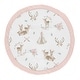 preview thumbnail 1 of 0, Sweet Jojo Designs Blush Pink, Mint Green and White Boho Watercolor Woodland Deer Floral Collection Baby Tummy Time Playmat