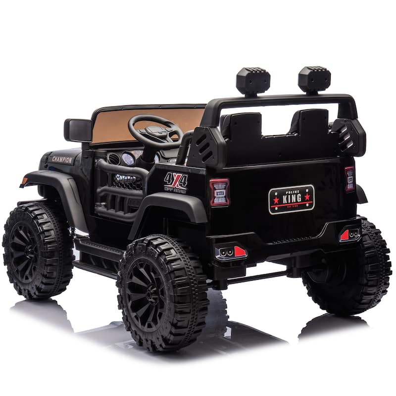 24V Two-Seater Kids Ride On Electric Car W/Parents Control,400w Motor,Provide A Speed Of 1.86-4.35mph For Kids Of 3+