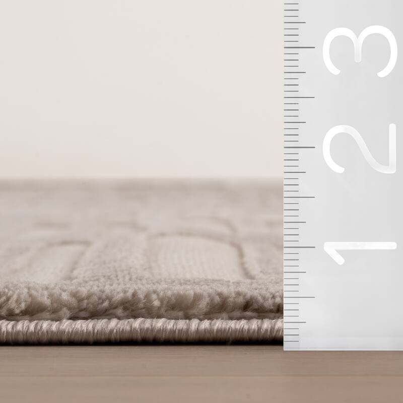 Nuloom Kailani Geometric Machine Washable Area Rug