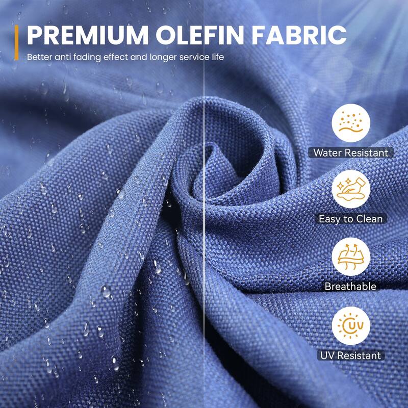 Pocassy Outdoor Patio Furniture Set PE Wicker Sofa Set