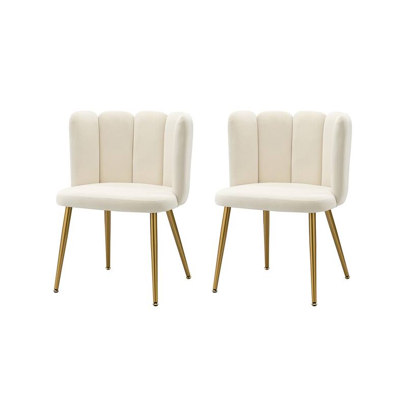 Anjela Side Chair with Tufted Back Set of 2