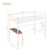 preview thumbnail 31 of 40, Minimal Design Twin Size Loft Bed with Desk, Ladder & Guardrails
