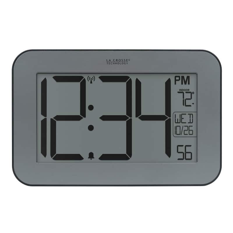La Crosse Technology 513-02927 Large 4-Inch Time Atomic Digital Clock