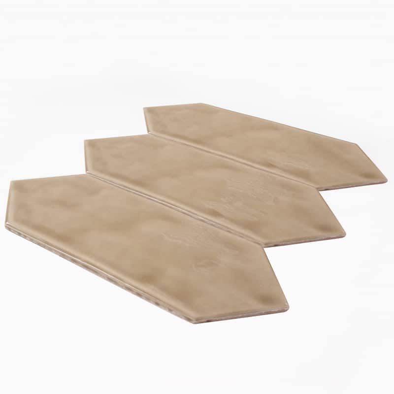 Forio 4" x 12" Picket Glossy Porcelain Mosaic Tile