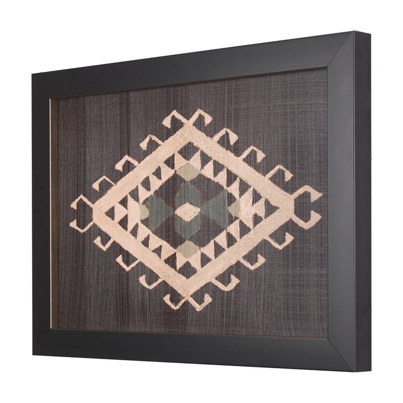 Brown Tapestry V Framed Art Print