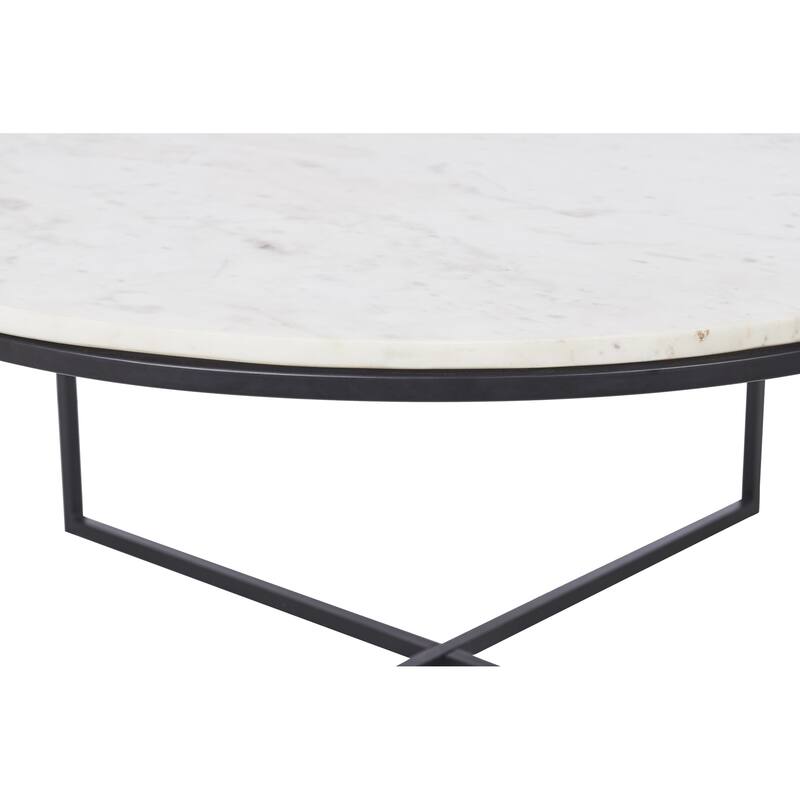 Renwil Livia Indoor Iron Table, Matte Black