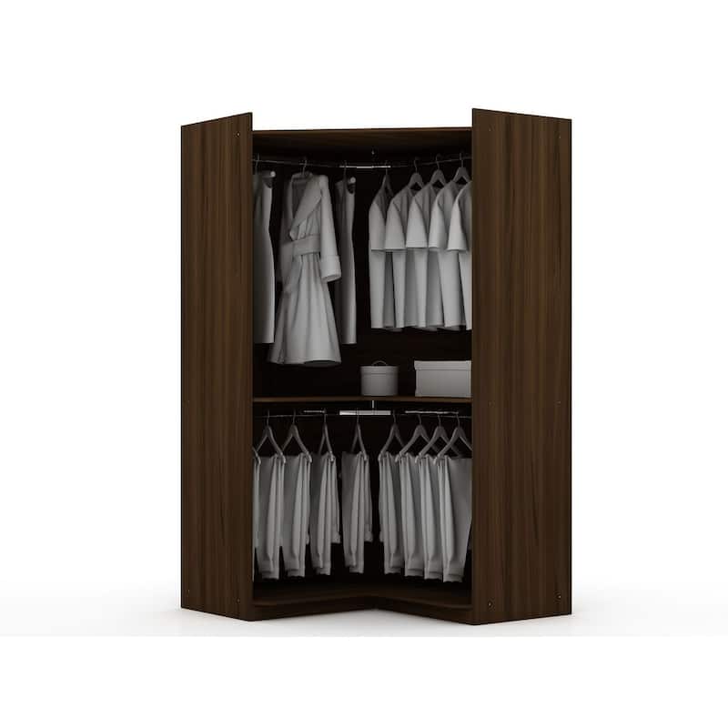 Manhattan Comfort Mulberry 6-Piece Wardrobe Closet