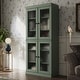 preview thumbnail 106 of 200, 100% Solid Wood 6-Shelf Bookcase with Optional Doors by Palace Imports 4 Dr Frosted - Sage