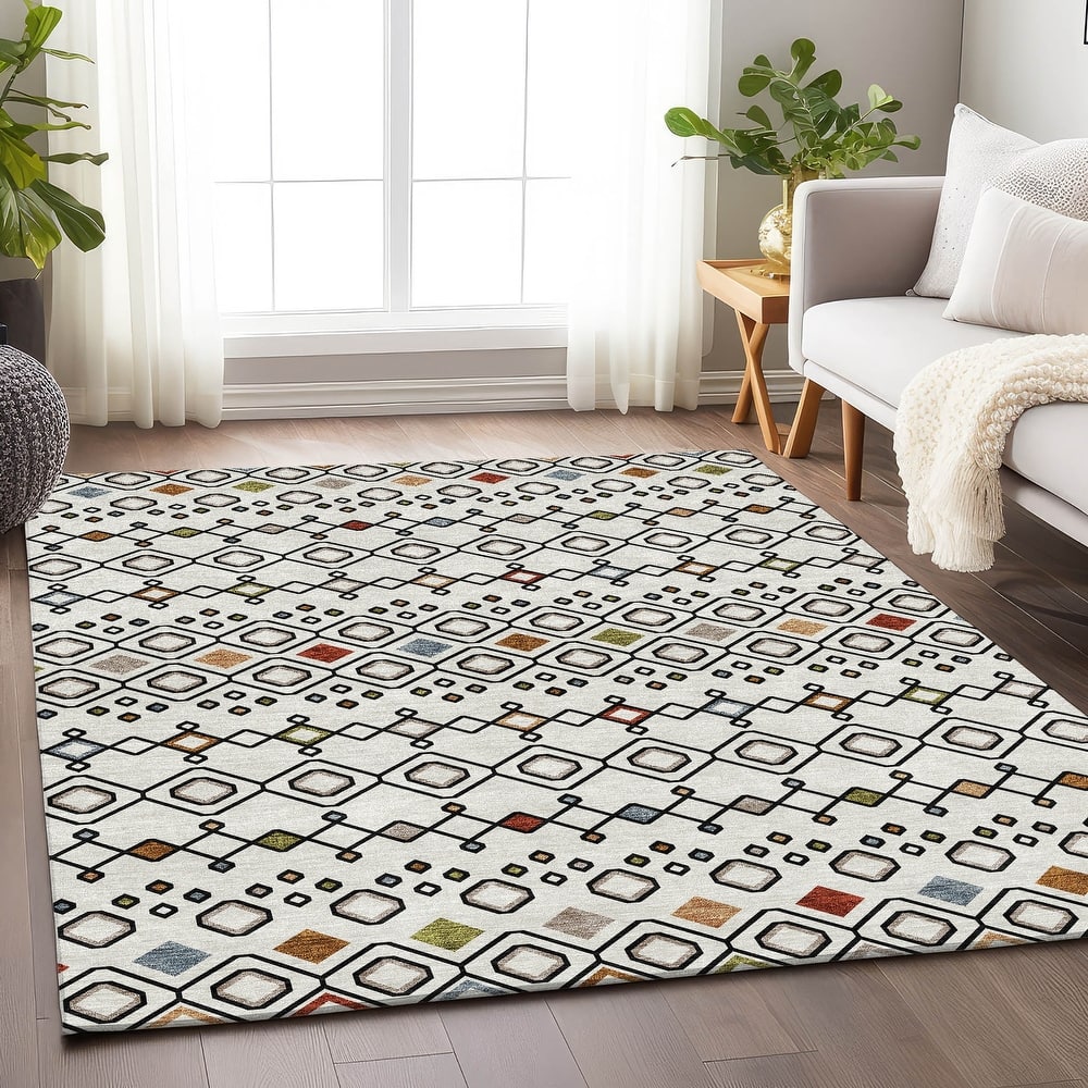 Premium Washable Super Soft Moroccan Global Mayfield Rug