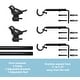 preview thumbnail 43 of 56, Cute Bird Finial Adjustable Decorative Designer Curtain Rod