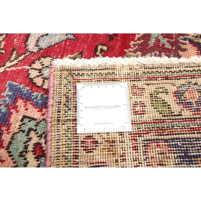 ECARPETGALLERY Hand-knotted Antalya Vintage Red Wool Rug - 9'11 x 13'0