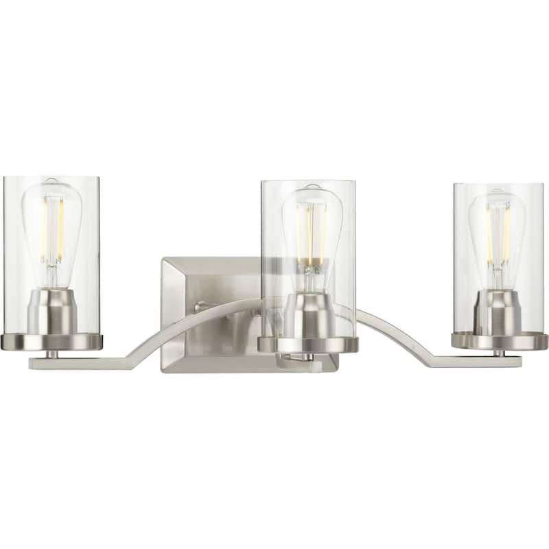 Progress Lighting Lassiter 3 Light 24" Wide Bathroom Vanity Light - Brushed Nickel