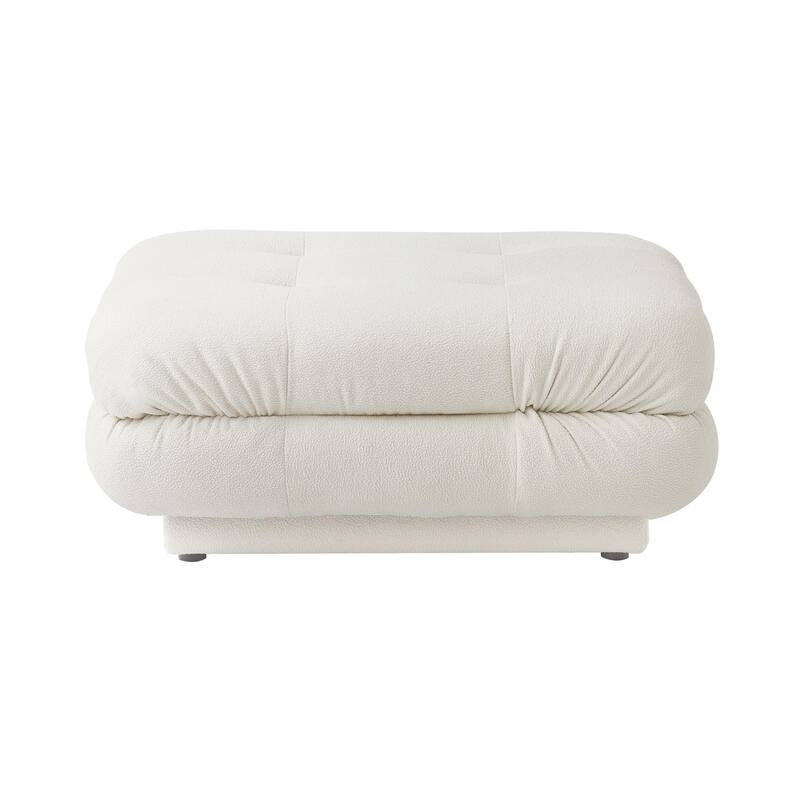 146" Convertible Modular Sectional Sofa, U-Shaped Luxury Modern 6-Seat Couch Sectional with Chaise Ottomans for Living Room