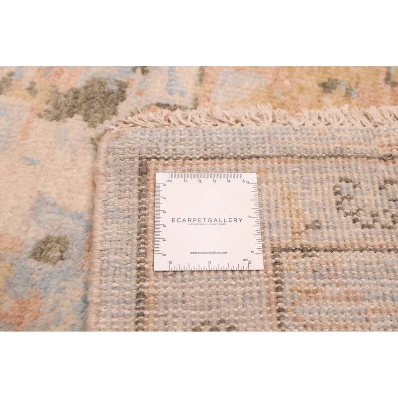 ECARPETGALLERY Hand-knotted Jules Serapi Light Blue Wool Rug - 8'0 x 9'11