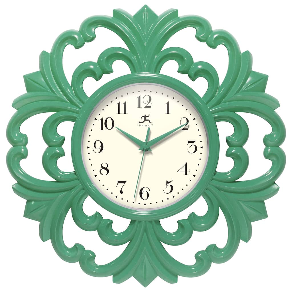 Wisteria 15.5" Wall Clock - 15.5 in.