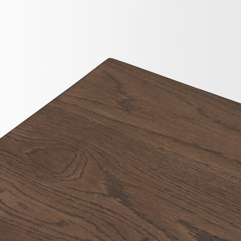 Suke 84" Rectangular Wood Trestle Dining Table - 84.0L x 42.0W x 30.0H