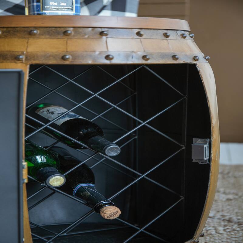 20.5x20.5x24" Drum Side Table