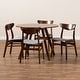 preview thumbnail 17 of 16, Philip Mid-Century Modern Transitional 5-Piece Dining Set
