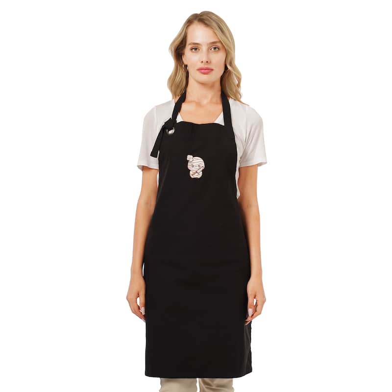 Cozyville Chef Apron Heavy Duty Cotton Canvas Adjustable Strap 34 x 28