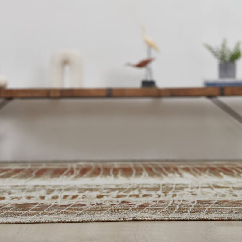 Radiant Horizon Abstract Area Rug