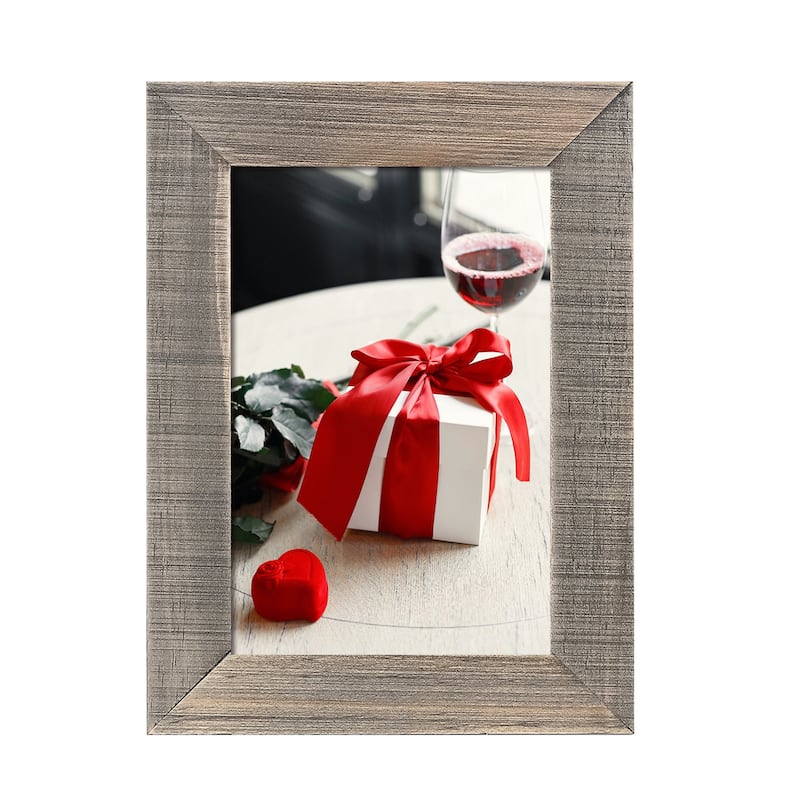 Adeco Wood Picture Frame Set