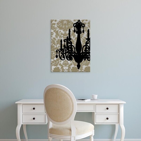 Easy Art Prints Ethan Harper's 'Small Chandelier Silhouette I' Premium Canvas Art