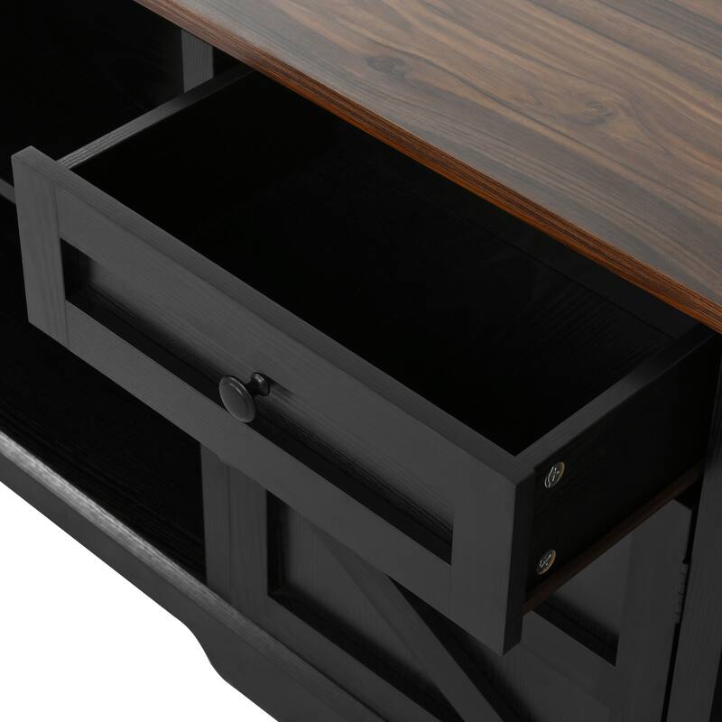 98.8" TV Stand Wall Unit with Bookshelves, Modern Entertainment Center Media Console with Adjustable Shelves & Cabinets