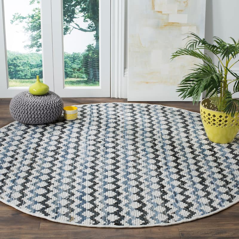 SAFAVIEH, Handmade Flatweave Montauk Etienne Casual Cotton Rug