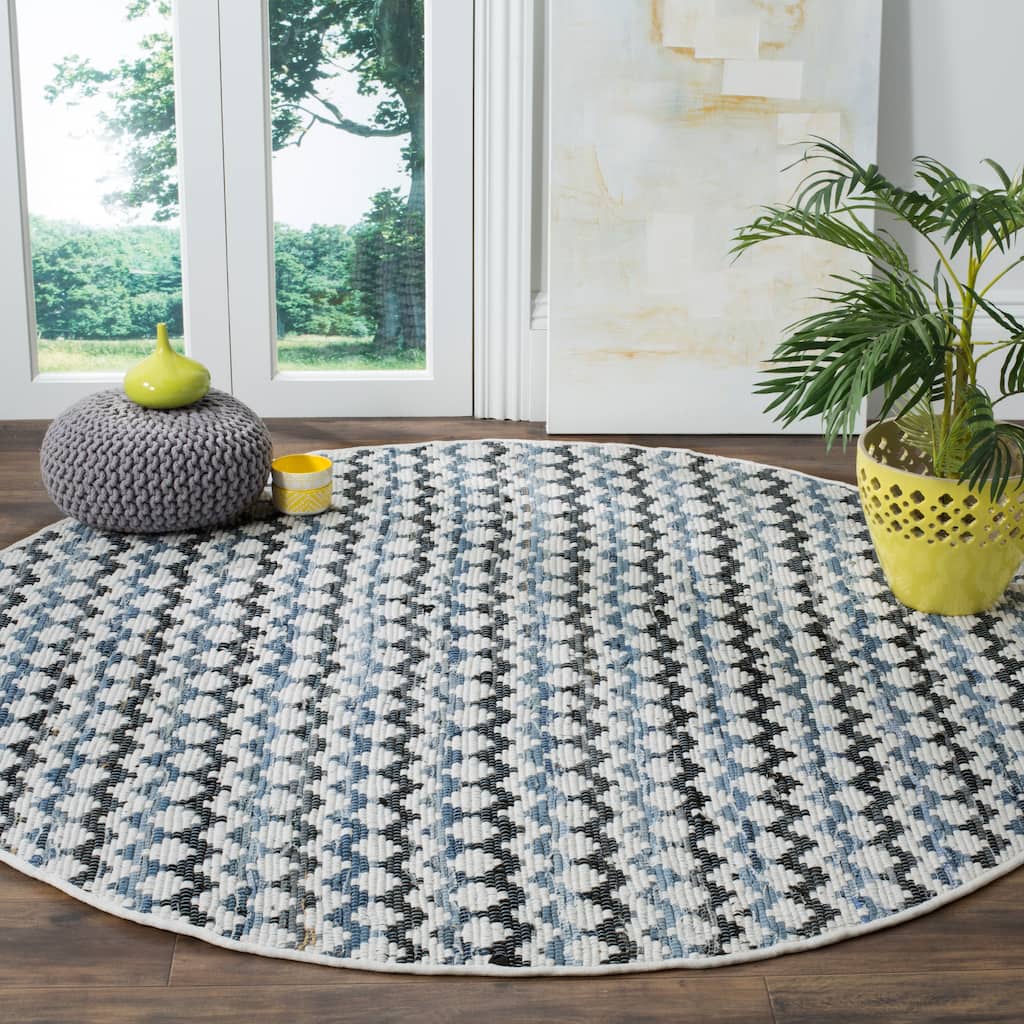 SAFAVIEH, Handmade Flatweave Montauk Etienne Casual Cotton Rug