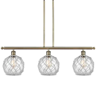 Innovations Lighting 516-3I-11-36 Farmhouse Rope Linear Farmhouse Rope