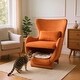 preview thumbnail 6 of 34, Furniture Style 2 in 1 Pet Friendly Modern Velvet Lounge Chair for Living Room and Office