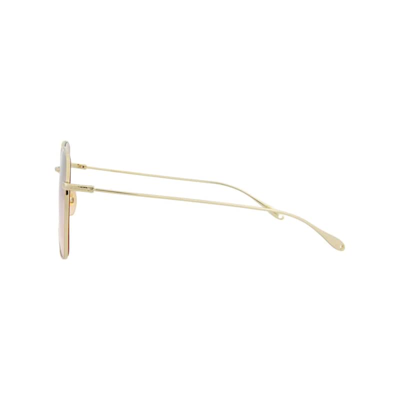Gucci Square-Frame Metal Sunglasses