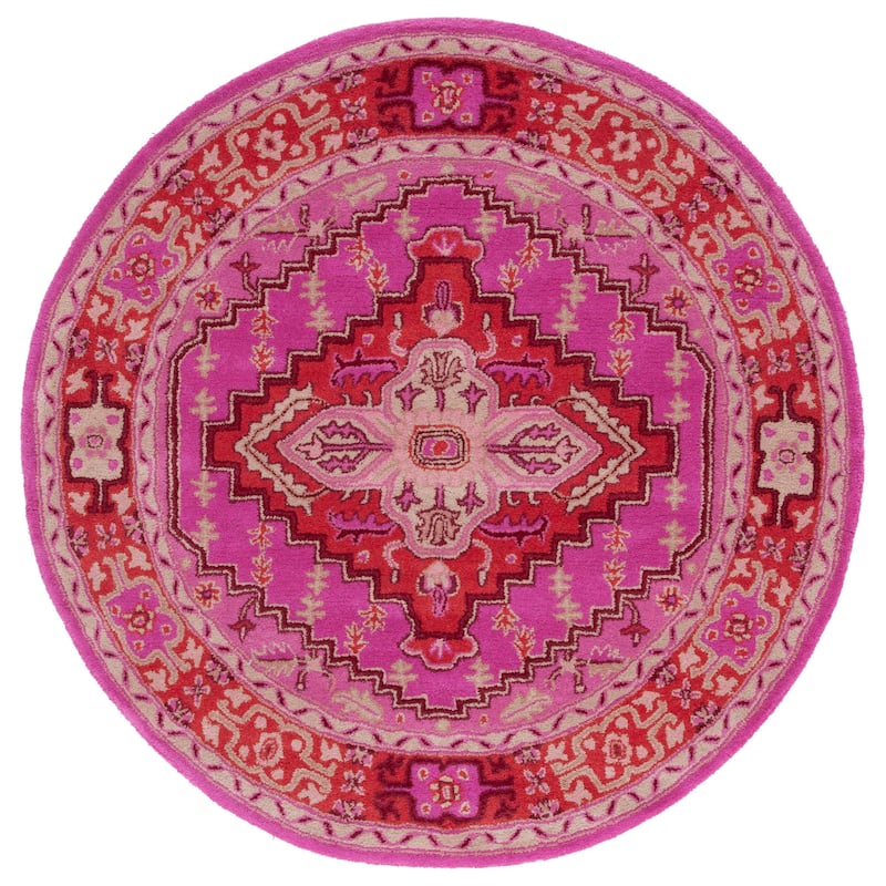 SAFAVIEH Handmade Bellagio Zyrafete Modern Oriental Wool Rug